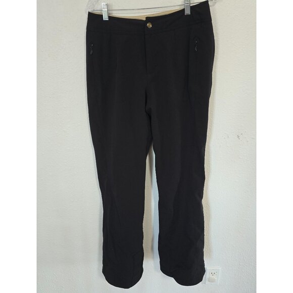 Sunice Black Snow Ski Pants Womens Size 8R  Lined Stretch RN109562 - Picture 1 of 8